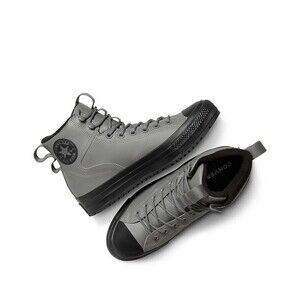 Converse Chuck Taylor All Star Hiker Boot Hi Sharkskin Black Men 8 Women 10 NEW